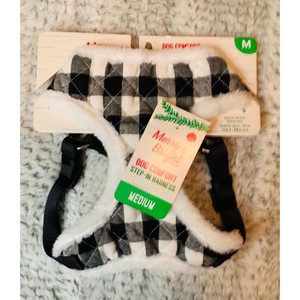 Insulated Buffalo Plaid Dog Harnesses